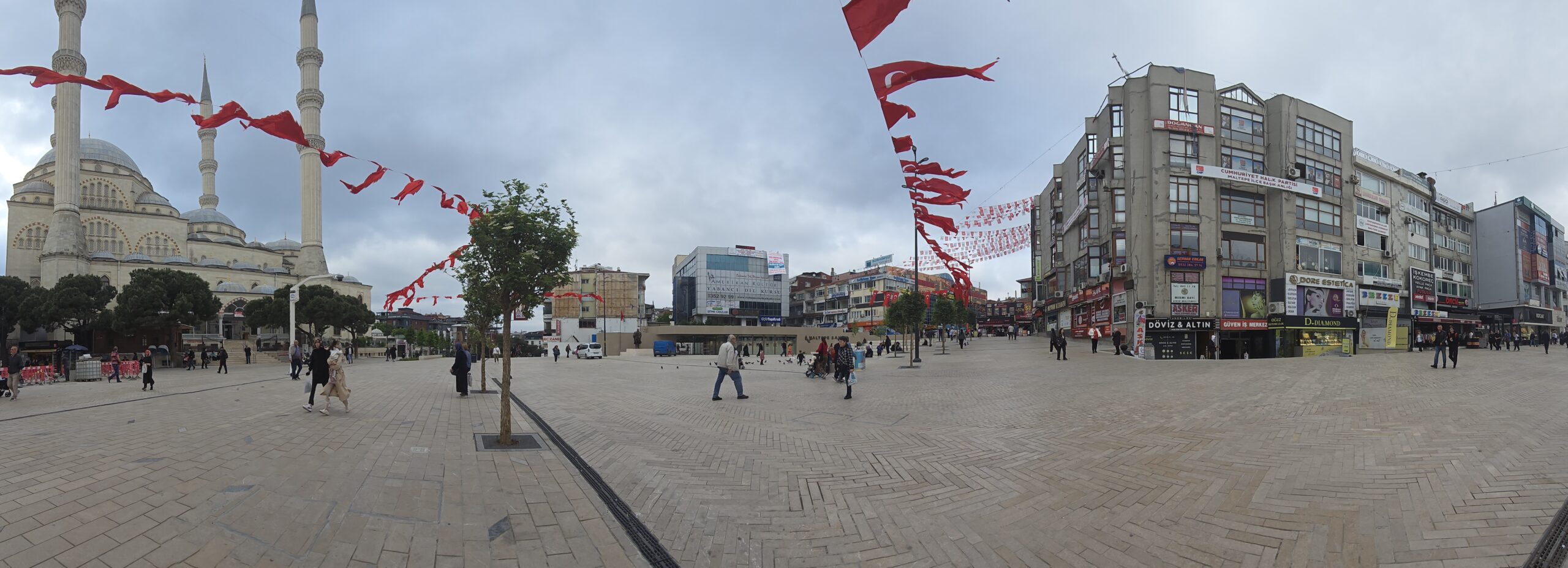 Istanbul’s pedestrianized zone in city center – Turkey